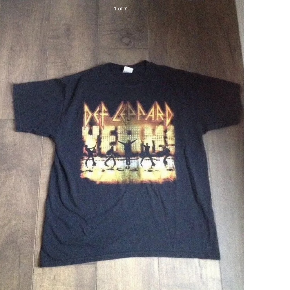 VINTAGE DEF LEPPARD 2006 WORLD TOUR CONCER TEE L